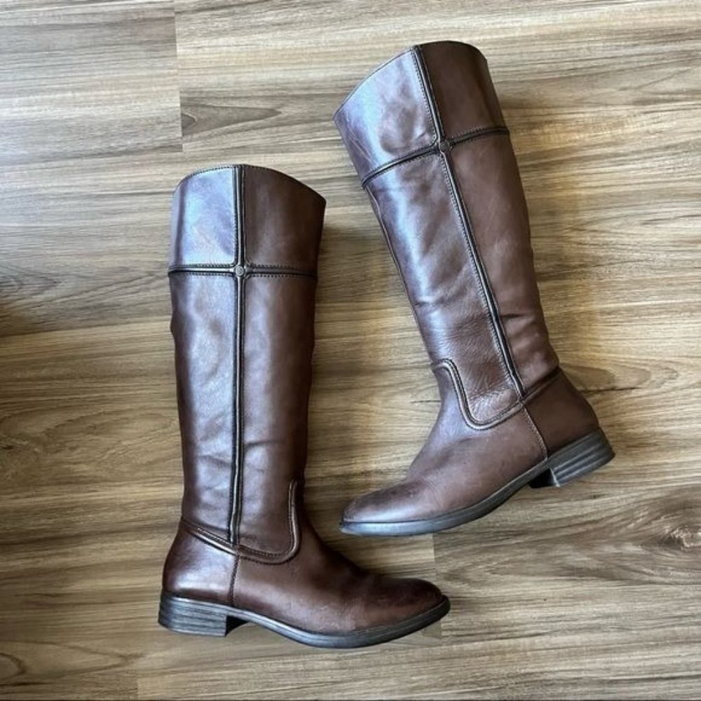 Bussola Trapani Equestrian Leather Knee Riding Boots